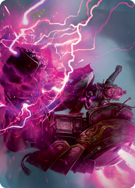 Voltage Surge Art Card [Kamigawa: Neon Dynasty Art Series] | Arkham Games and Comics