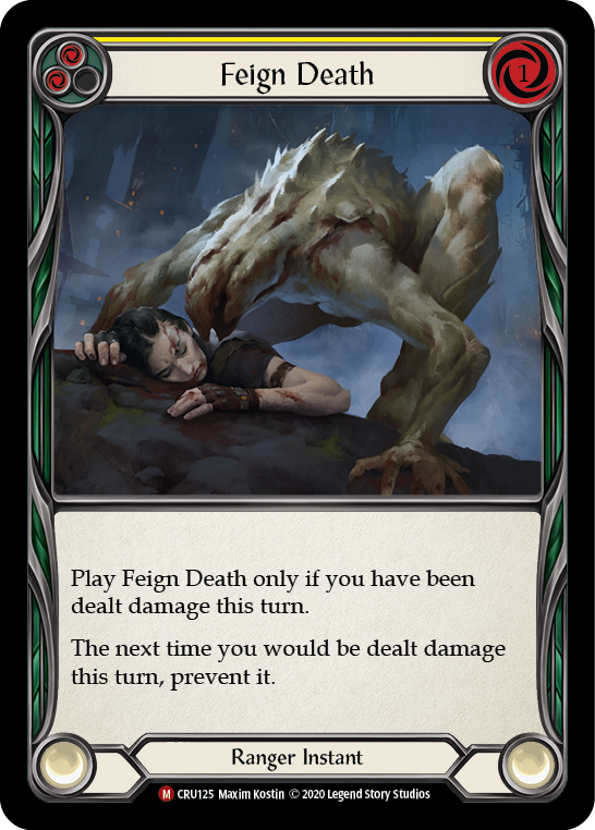 Feign Death [CRU125] (Crucible of War)  1st Edition Normal | Arkham Games and Comics