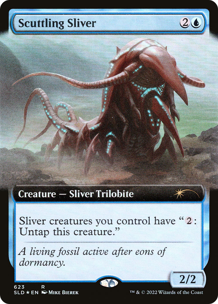 Scuttling Sliver (Extended Art) [Secret Lair Drop Promos] | Arkham Games and Comics