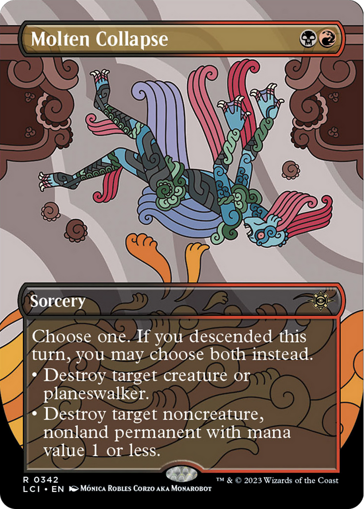 Molten Collapse (Borderless) [The Lost Caverns of Ixalan] | Arkham Games and Comics