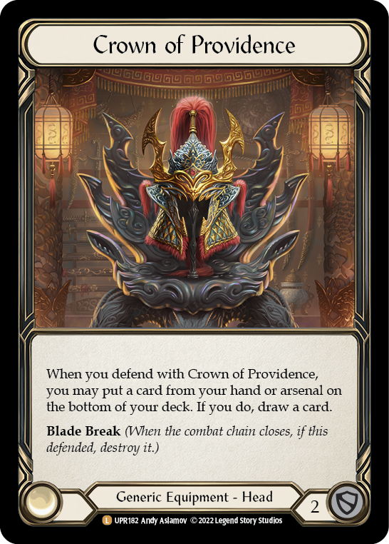 Crown of Providence [UPR182] (Uprising)  Rainbow Foil | Arkham Games and Comics