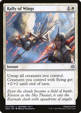 Rally of Wings [War of the Spark] | Arkham Games and Comics