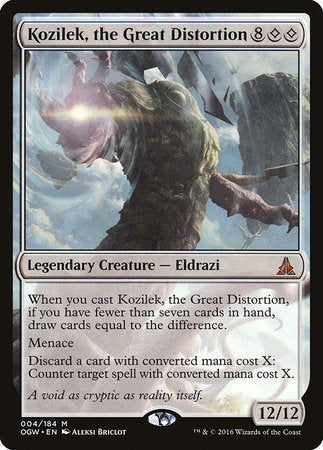 Kozilek, the Great Distortion [Oath of the Gatewatch] | Arkham Games and Comics