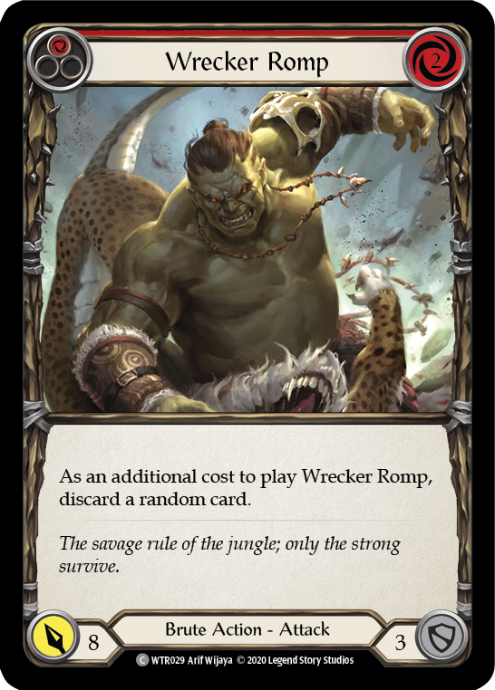 Wrecker Romp (Red) [U-WTR029] (Welcome to Rathe Unlimited)  Unlimited Rainbow Foil | Arkham Games and Comics