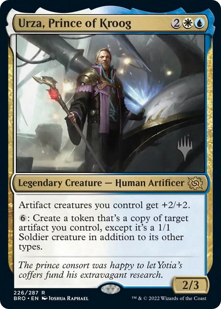 Urza, Prince of Kroog (Promo Pack) [The Brothers' War Promos] | Arkham Games and Comics