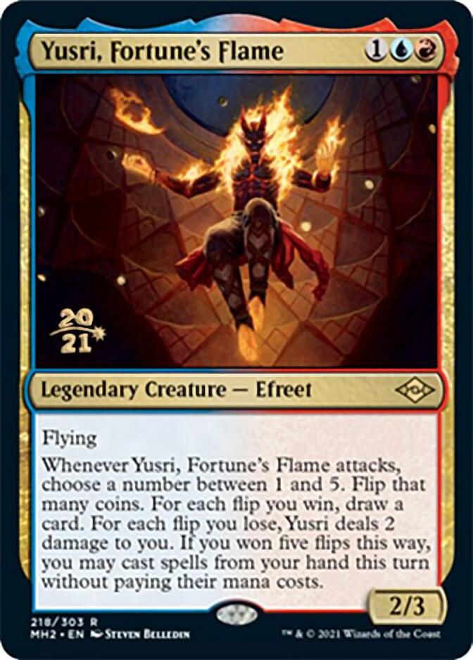 Yusri, Fortune's Flame [Modern Horizons 2 Prerelease Promos] | Arkham Games and Comics