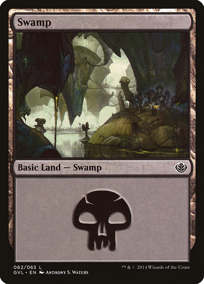 Swamp (62) (Garruk vs. Liliana) [Duel Decks Anthology] | Arkham Games and Comics