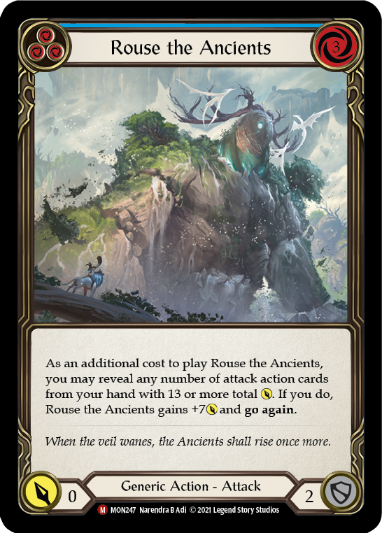 Rouse the Ancients [MON247-RF] (Monarch)  1st Edition Rainbow Foil | Arkham Games and Comics