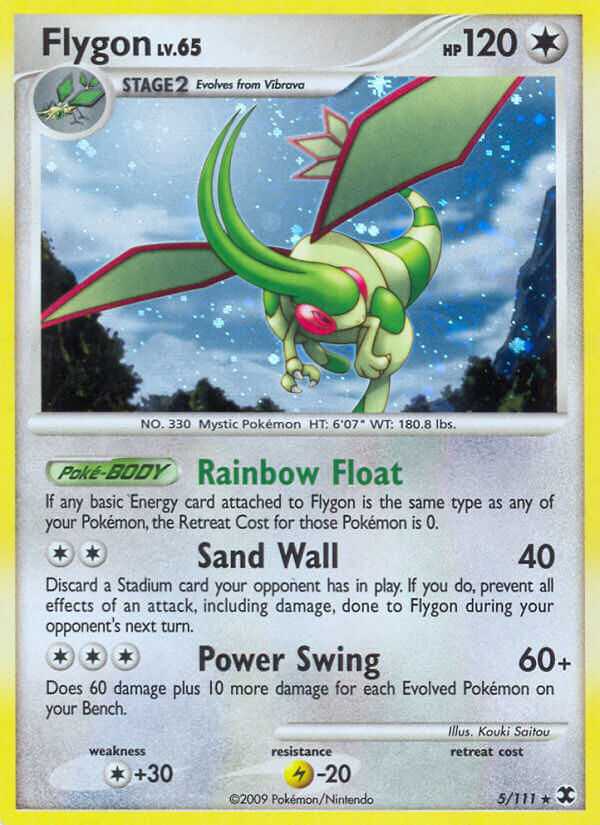 Flygon (5/111) (Theme Deck Exclusive) [Platinum: Rising Rivals] | Arkham Games and Comics