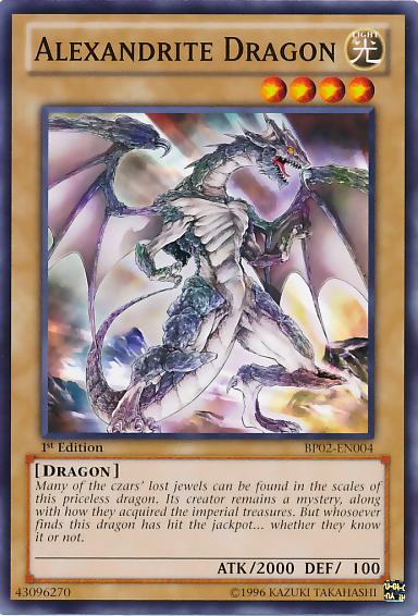 Alexandrite Dragon [BP02-EN004] Mosaic Rare | Arkham Games and Comics