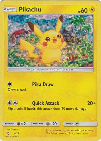 Pikachu (4/12) [McDonald's Promos: 2018 Collection] | Arkham Games and Comics