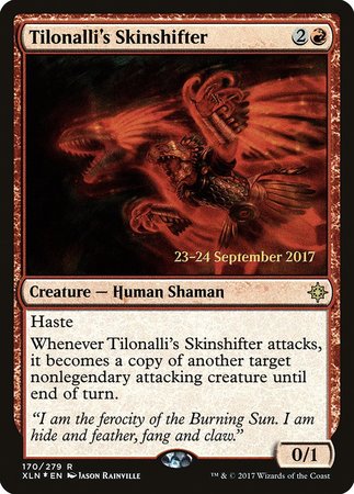 Tilonalli's Skinshifter [Ixalan Promos] | Arkham Games and Comics