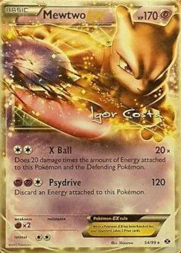 Mewtwo EX (54/99) (Pesadelo Prism - Igor Costa) [World Championships 2012] | Arkham Games and Comics