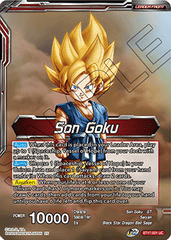 Son Goku // Son Goku, Pan, and Trunks, Space Adventurers (BT17-001) [Ultimate Squad] | Arkham Games and Comics