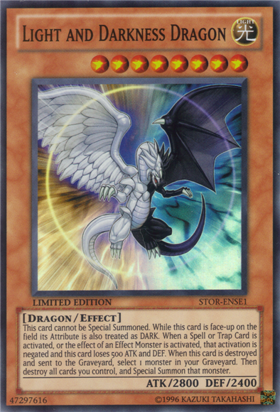 Light and Darkness Dragon [STOR-ENSE1] Super Rare | Arkham Games and Comics