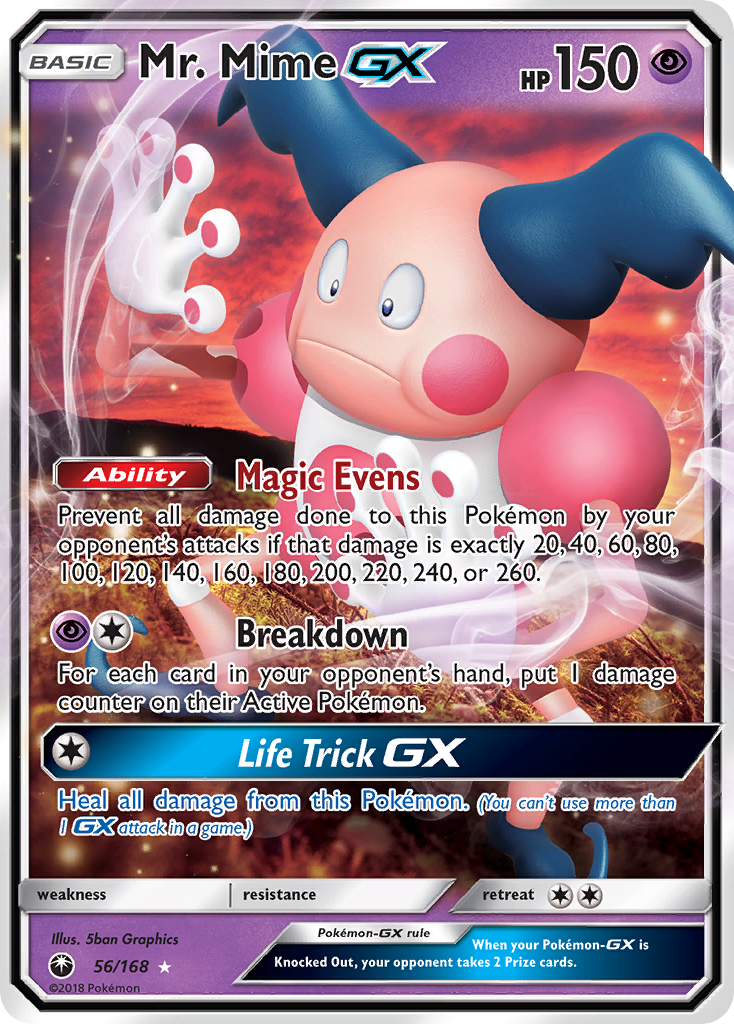 Mr. Mime GX (56/168) [Sun & Moon: Celestial Storm] | Arkham Games and Comics