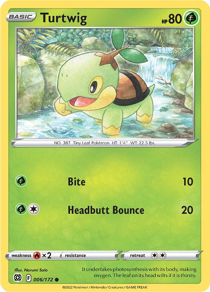 Turtwig (006/172) [Sword & Shield: Brilliant Stars] | Arkham Games and Comics