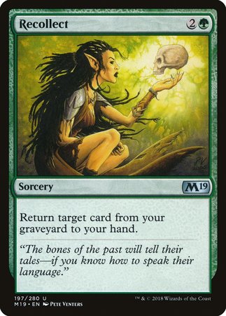Recollect [Core Set 2019] | Arkham Games and Comics