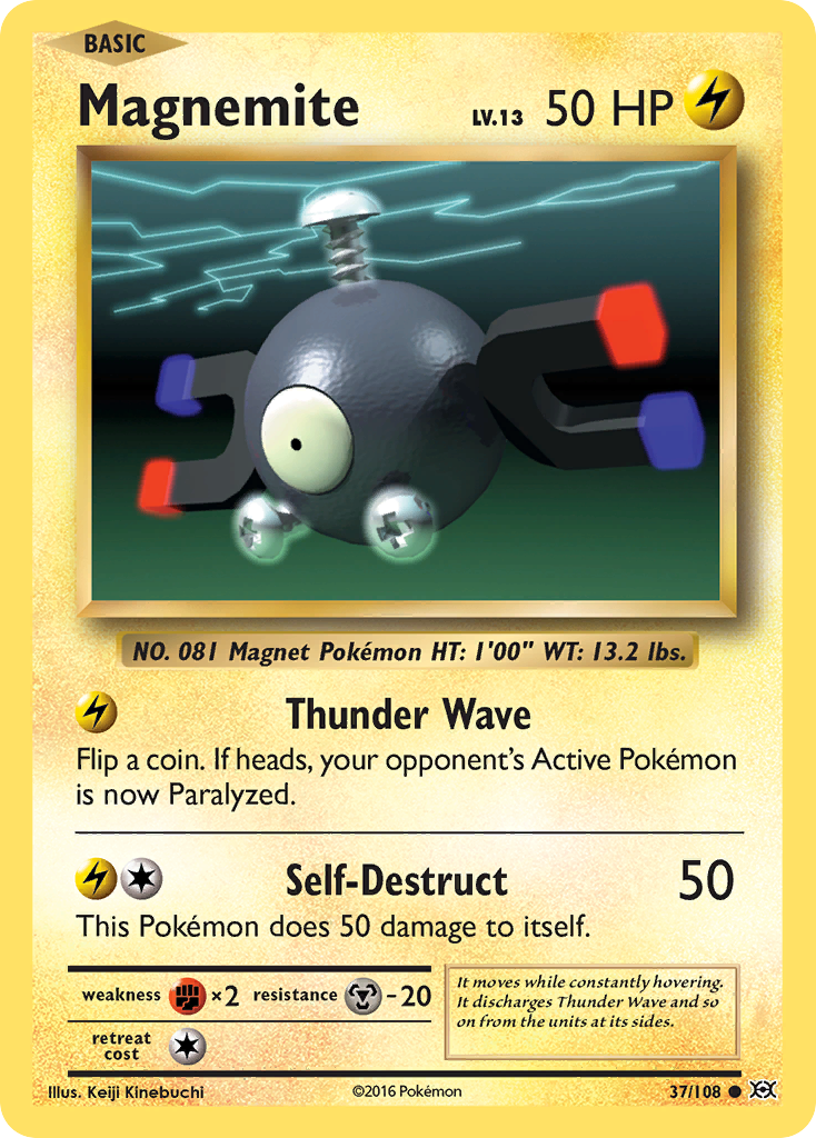 Magnemite (37/108) [XY: Evolutions] | Arkham Games and Comics