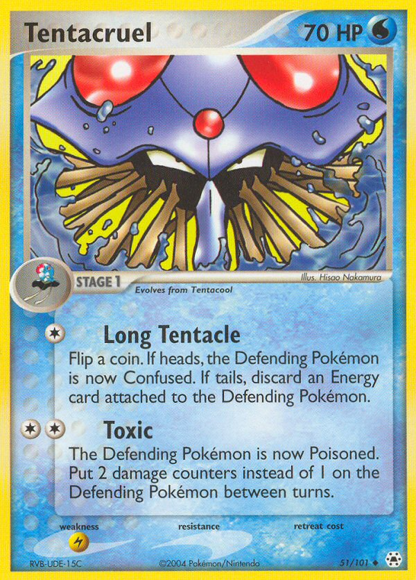 Tentacruel (51/101) [EX: Hidden Legends] | Arkham Games and Comics