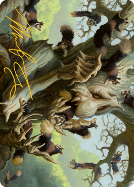 Scurry Oak Art Card (Gold-Stamped Signature) [Modern Horizons 2 Art Series] | Arkham Games and Comics