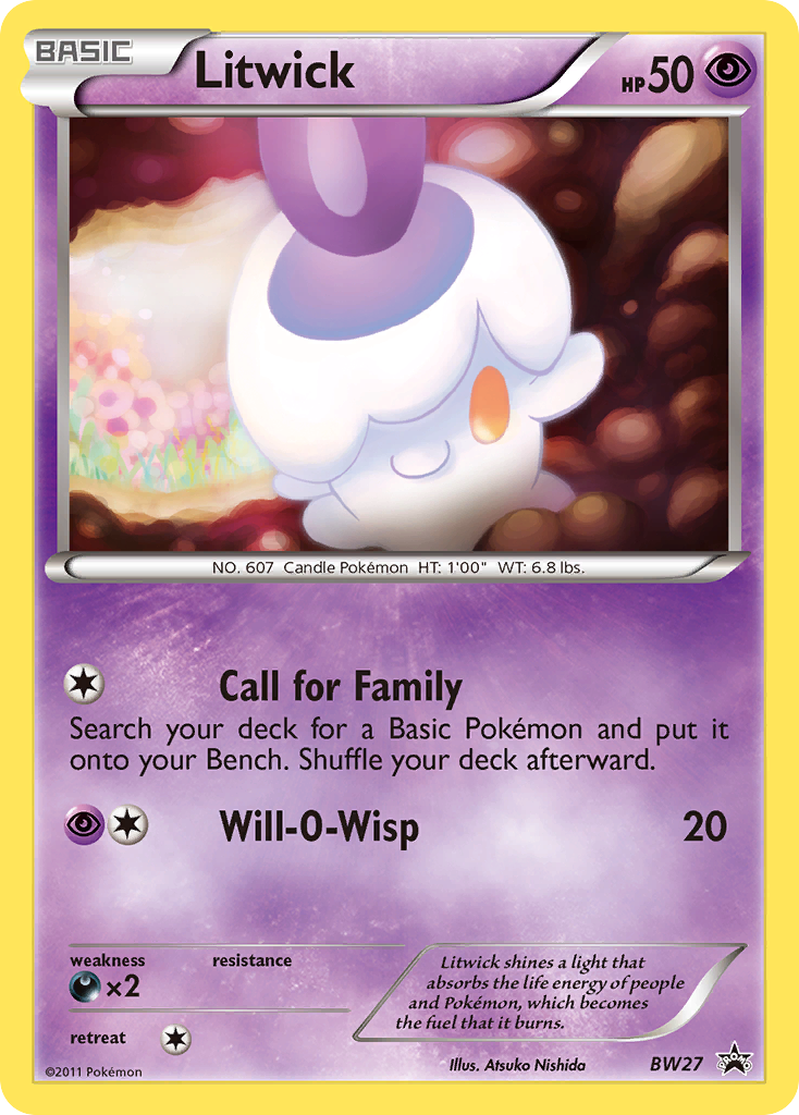 Litwick (BW27) [Black & White: Black Star Promos] | Arkham Games and Comics