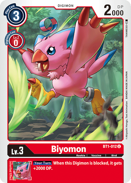 Biyomon [BT1-012] [Release Special Booster Ver.1.0] | Arkham Games and Comics