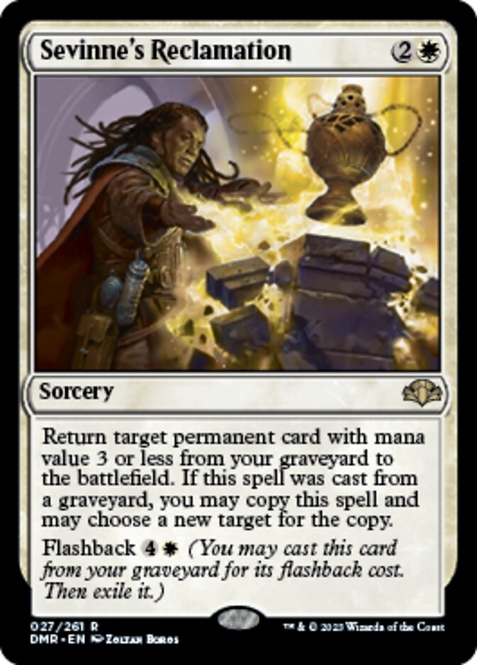 Sevinne's Reclamation [Dominaria Remastered] | Arkham Games and Comics