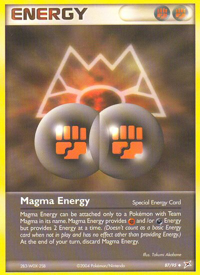 Magma Energy (87/95) [EX: Team Magma vs Team Aqua] | Arkham Games and Comics