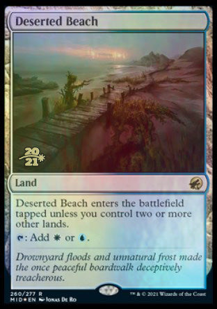 Deserted Beach [Innistrad: Midnight Hunt Prerelease Promos] | Arkham Games and Comics