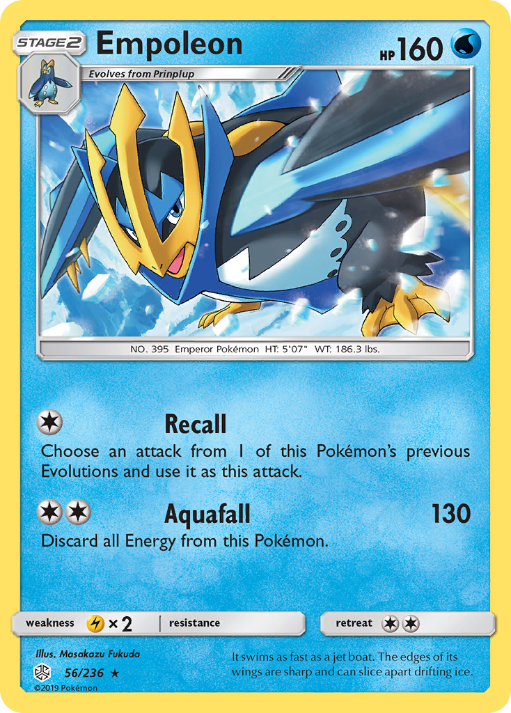 Empoleon (56/236) [Sun & Moon: Cosmic Eclipse] | Arkham Games and Comics