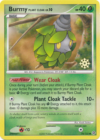 Burmy Plant Cloak (78/132) [Countdown Calendar Promos] | Arkham Games and Comics