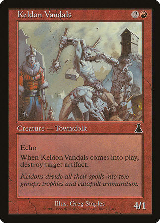 Keldon Vandals [Urza's Destiny] | Arkham Games and Comics