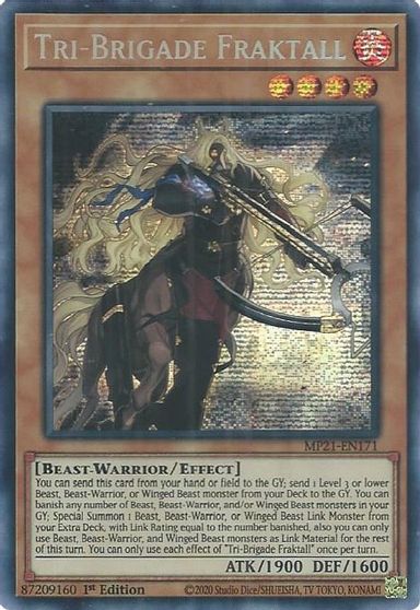 Tri-Brigade Fraktall [MP21-EN171] Prismatic Secret Rare | Arkham Games and Comics