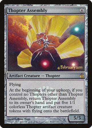 Thopter Assembly [Mirrodin Besieged Promos] | Arkham Games and Comics