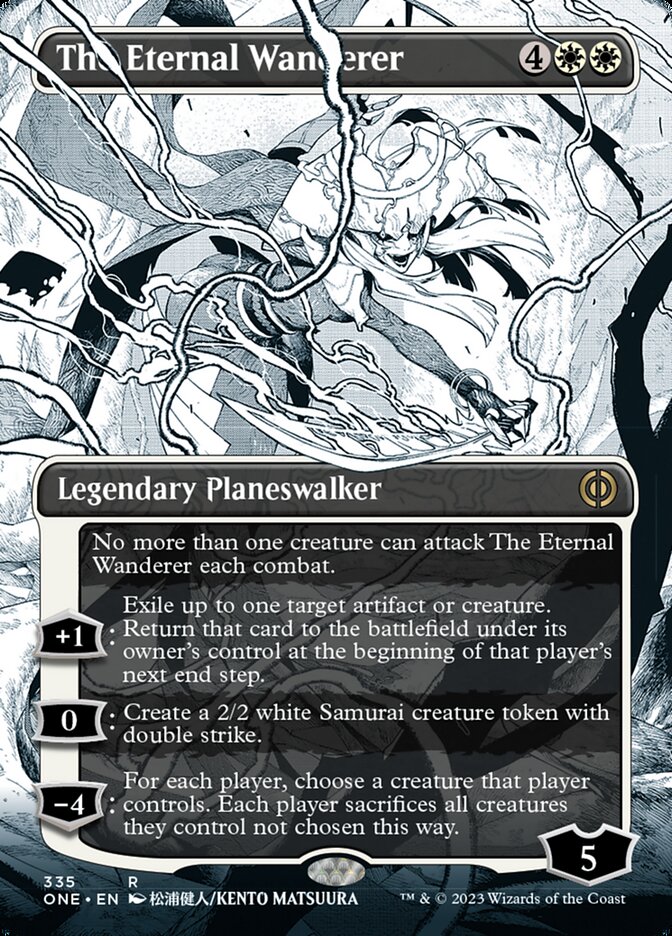 The Eternal Wanderer (Borderless Manga) [Phyrexia: All Will Be One] | Arkham Games and Comics