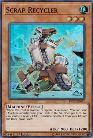 Scrap Recycler [FIGA-EN051] Super Rare | Arkham Games and Comics