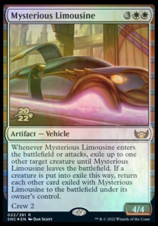 Mysterious Limousine [Streets of New Capenna Prerelease Promos] | Arkham Games and Comics