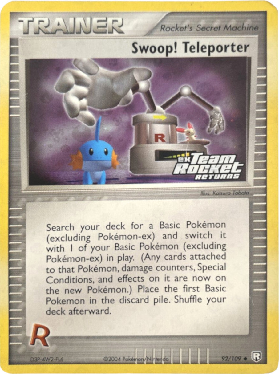 Swoop! Teleporter (92/109) (Stamped) [EX: Team Rocket Returns] | Arkham Games and Comics