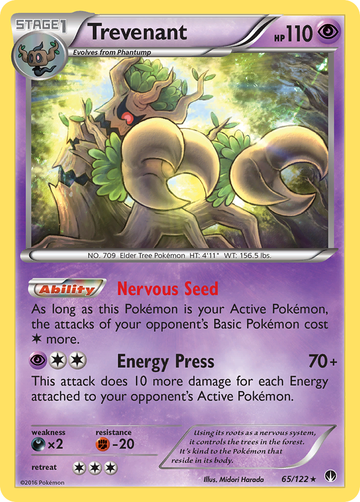 Trevenant (65/122) [XY: BREAKpoint] | Arkham Games and Comics