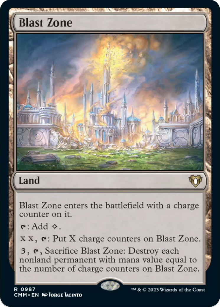 Blast Zone [Commander Masters] | Arkham Games and Comics