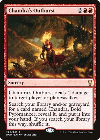 Chandra's Outburst [Dominaria] | Arkham Games and Comics