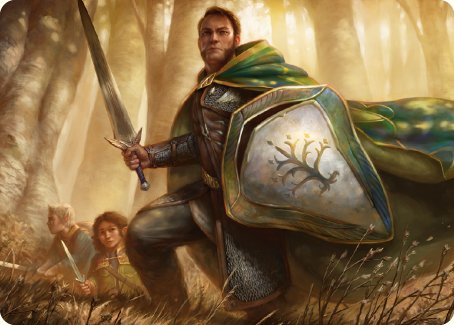 Boromir, Warden of the Tower Art Card [The Lord of the Rings: Tales of Middle-earth Art Series] | Arkham Games and Comics