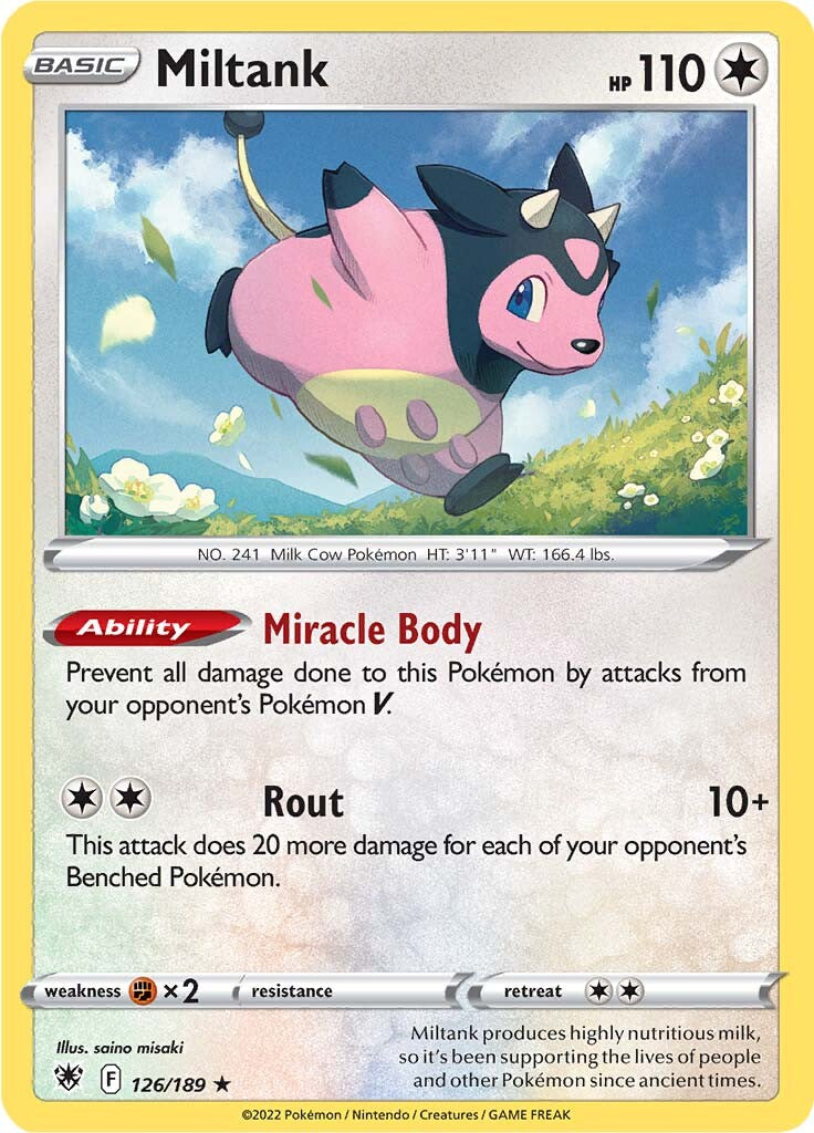 Miltank (126/189) [Sword & Shield: Astral Radiance] | Arkham Games and Comics