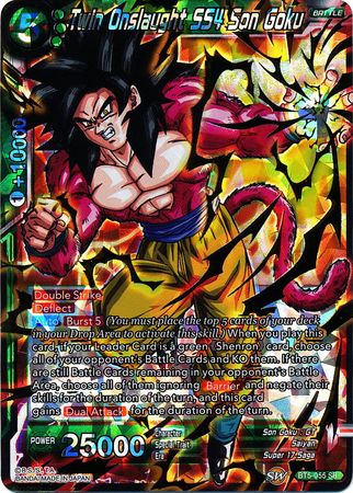 Twin Onslaught SS4 Son Goku (BT5-055) [Miraculous Revival] | Arkham Games and Comics