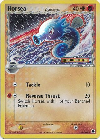 Horsea (31/101) (Delta Species) (Stamped) [EX: Dragon Frontiers] | Arkham Games and Comics