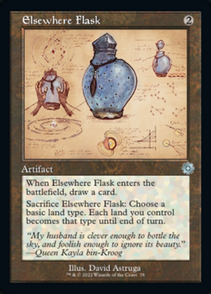 Elsewhere Flask (Retro Schematic) [The Brothers' War Retro Artifacts] | Arkham Games and Comics