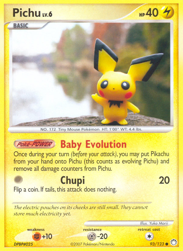 Pichu (93/123) [Diamond & Pearl: Mysterious Treasures] | Arkham Games and Comics