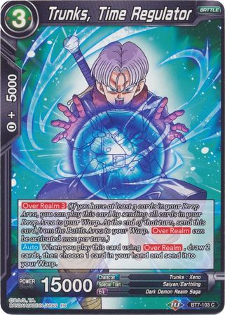 Trunks, Time Regulator (Reprint) (BT7-103) [Battle Evolution Booster] | Arkham Games and Comics