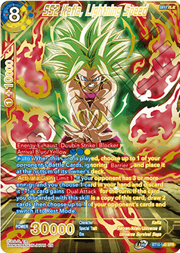 SS2 Kefla, Lightning Speed (SPR) (BT15-148) [Saiyan Showdown] | Arkham Games and Comics